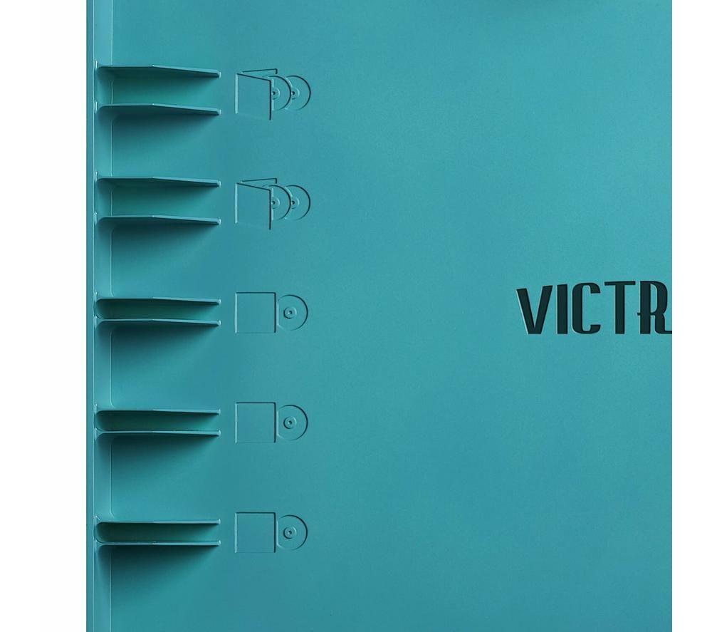 VICTROLA Revolution Go Portable Belt Drive Bluetooth Turntable - Celestial Blue image number 7 of 10