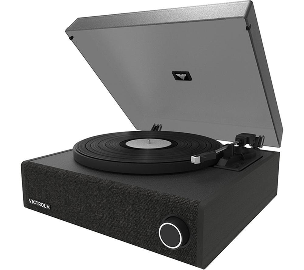 Victrola Eastwood Lp Vta-78 Belt Drive Bluetooth Turntable - Black, Silver/Grey,Black