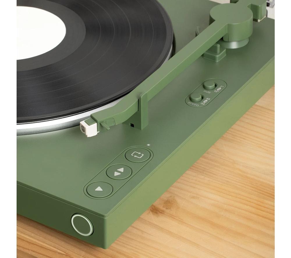 VICTROLA Automatic VPT-800 Belt Drive Bluetooth Turntable - Matte Green image number 2 of 5
