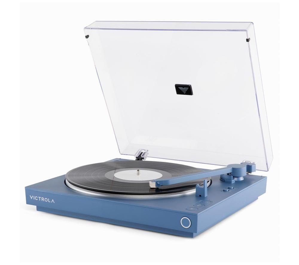 Victrola Automatic Vpt-800 Belt Drive Bluetooth Turntable - Blue, Blue
