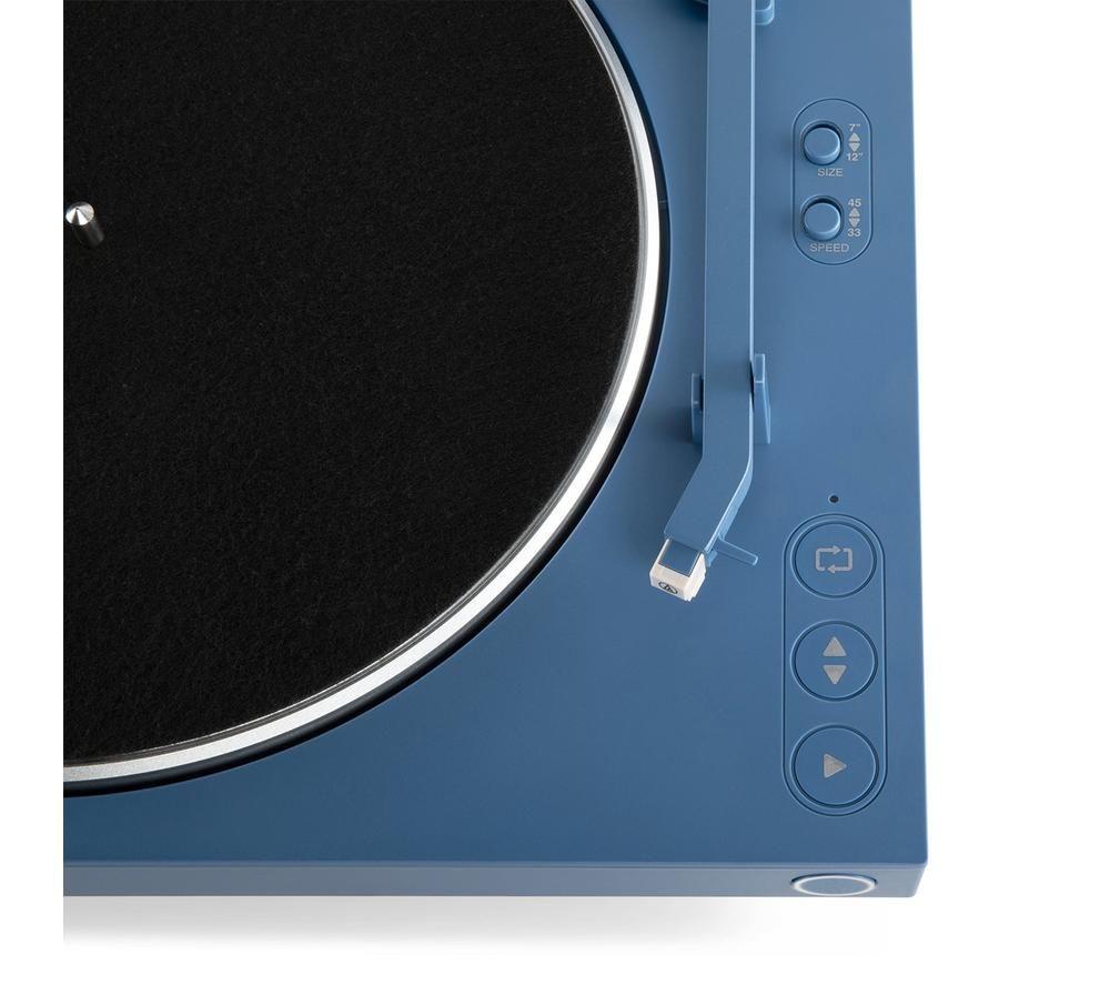 VICTROLA Automatic VPT-800 Belt Drive Bluetooth Turntable - Blue image number 7 of 11
