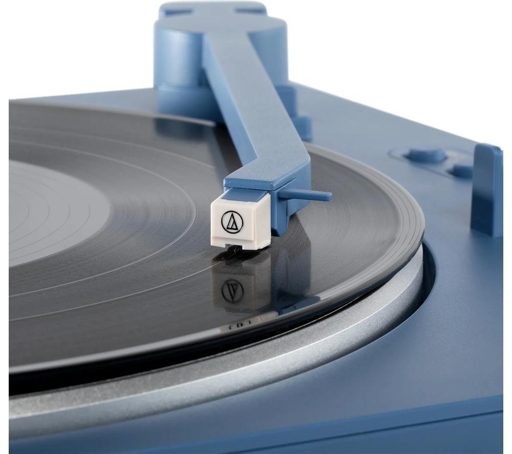 VICTROLA Automatic VPT-800 Belt Drive Bluetooth Turntable - Blue image number 8 of 11