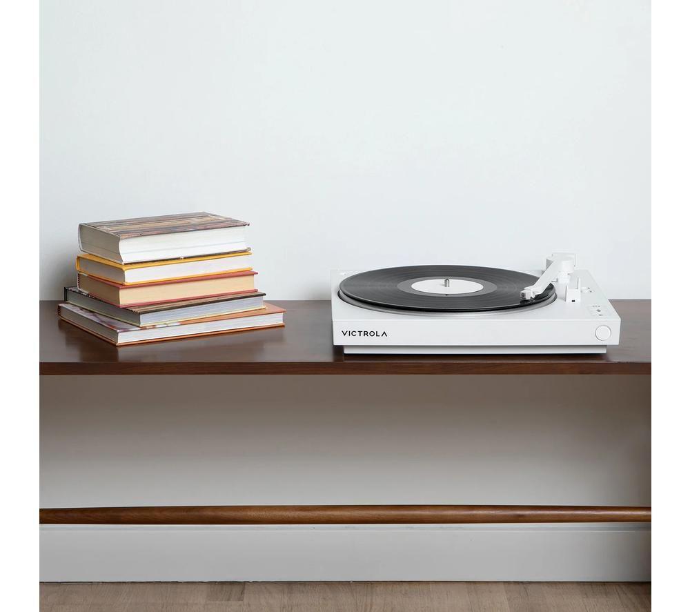 VICTROLA Automatic VPT-800 Belt Drive Bluetooth Turntable - Matt White image number 2 of 6