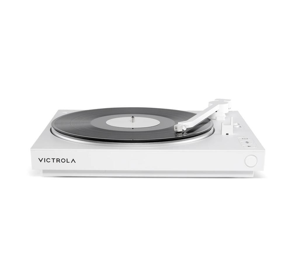 VICTROLA Automatic VPT-800 Belt Drive Bluetooth Turntable - Matt White image number 6 of 6