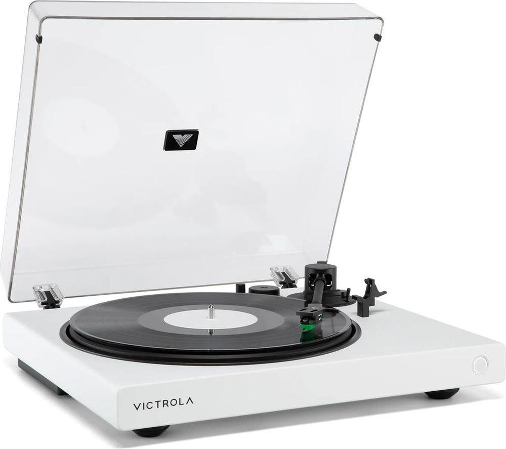 Victrola Wave Belt Drive Bluetooth Turntable - White, White
