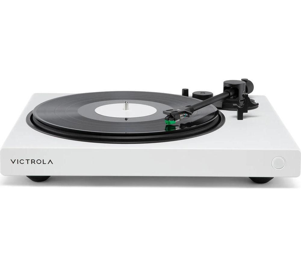 VICTROLA Wave Belt Drive Bluetooth Turntable - White image number 3 of 6
