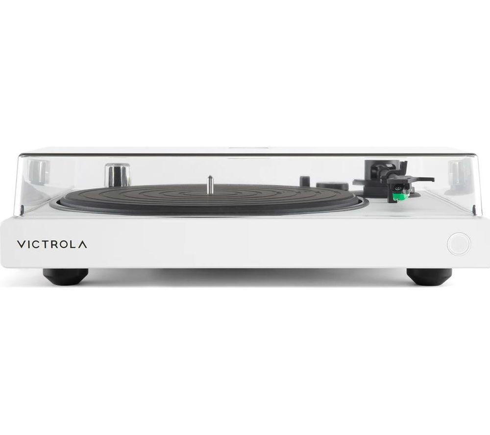 VICTROLA Wave Belt Drive Bluetooth Turntable - White image number 4 of 6