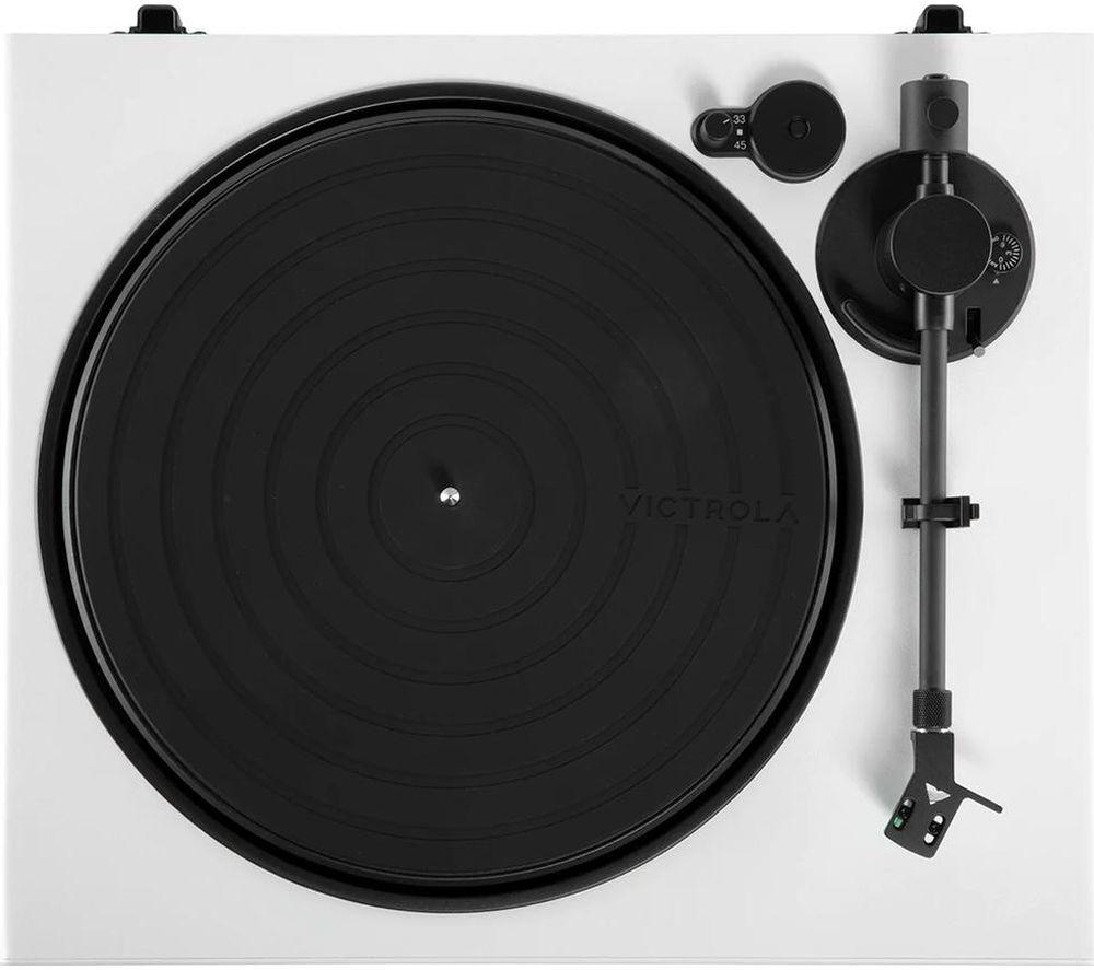 VICTROLA Wave Belt Drive Bluetooth Turntable - White image number 5 of 6