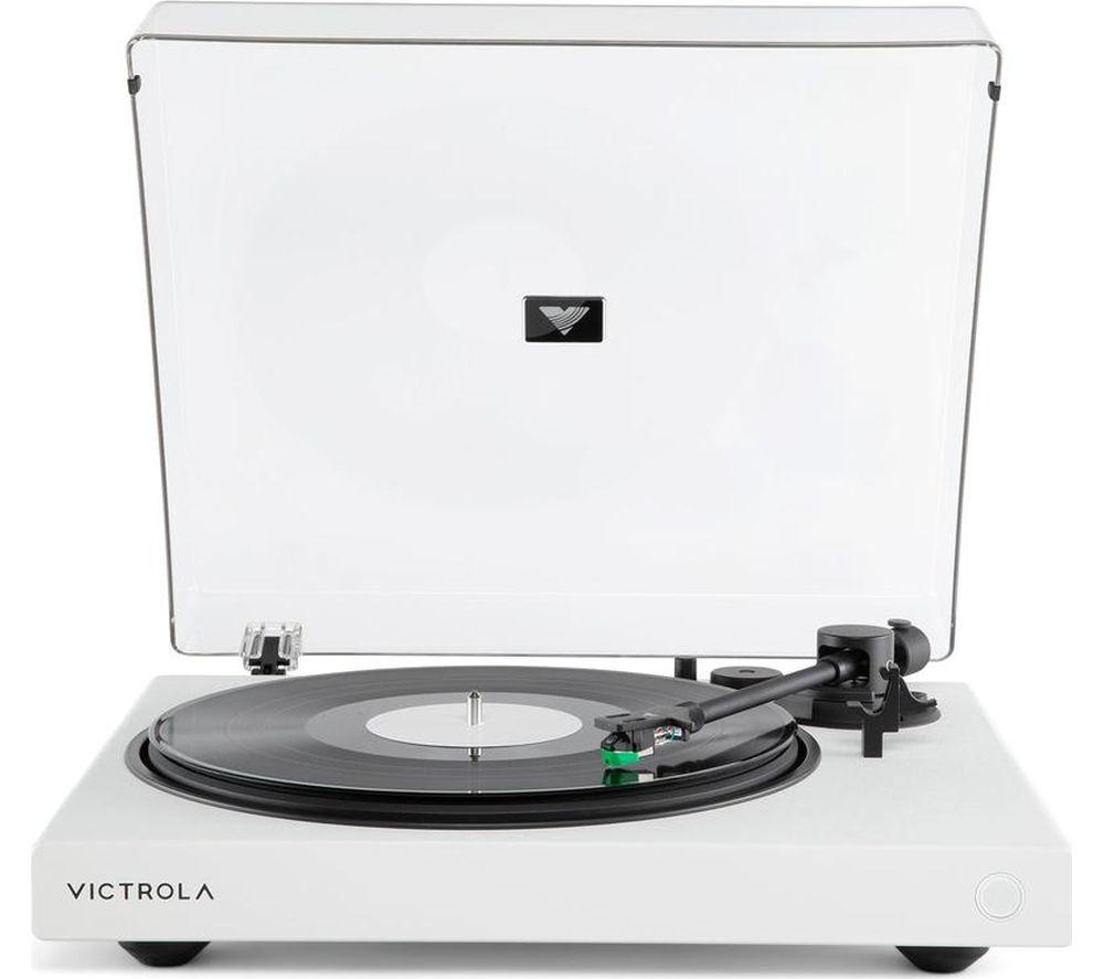 VICTROLA Wave Belt Drive Bluetooth Turntable - White image number 6 of 6