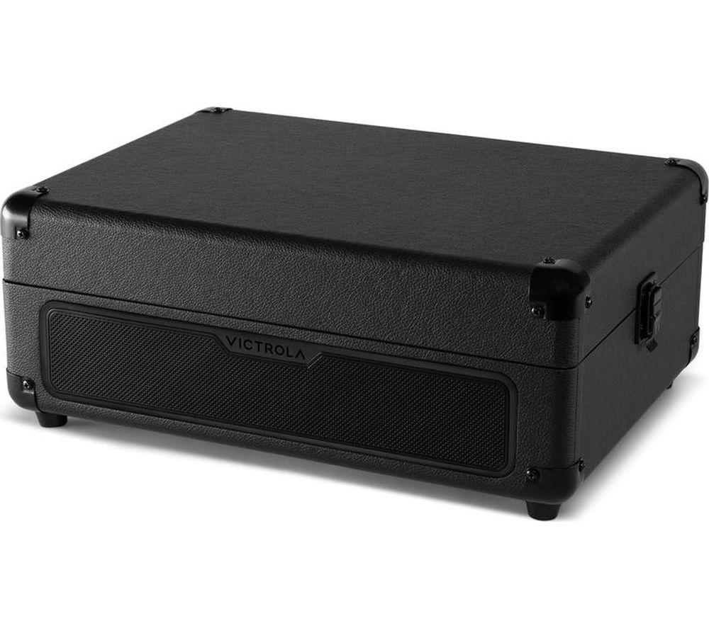 VICTROLA Journey Glow Portable Belt Drive Bluetooth Turntable - Black image number 3 of 11