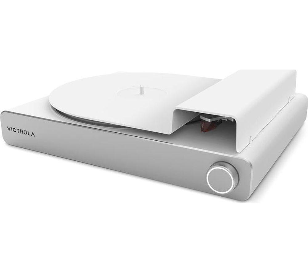 VICTROLA Stream Pearl for Sonos Belt Drive Turntable - White & Silver image number 3 of 9