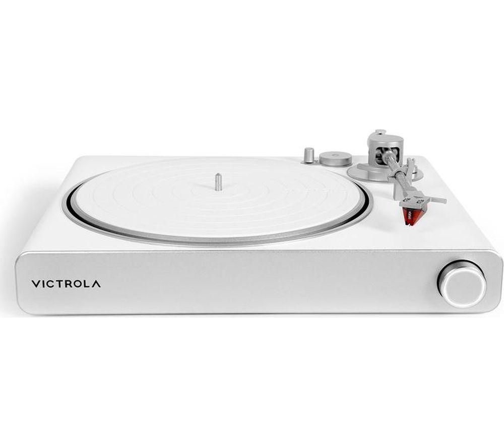 VICTROLA Stream Pearl for Sonos Belt Drive Turntable - White & Silver image number 5 of 9