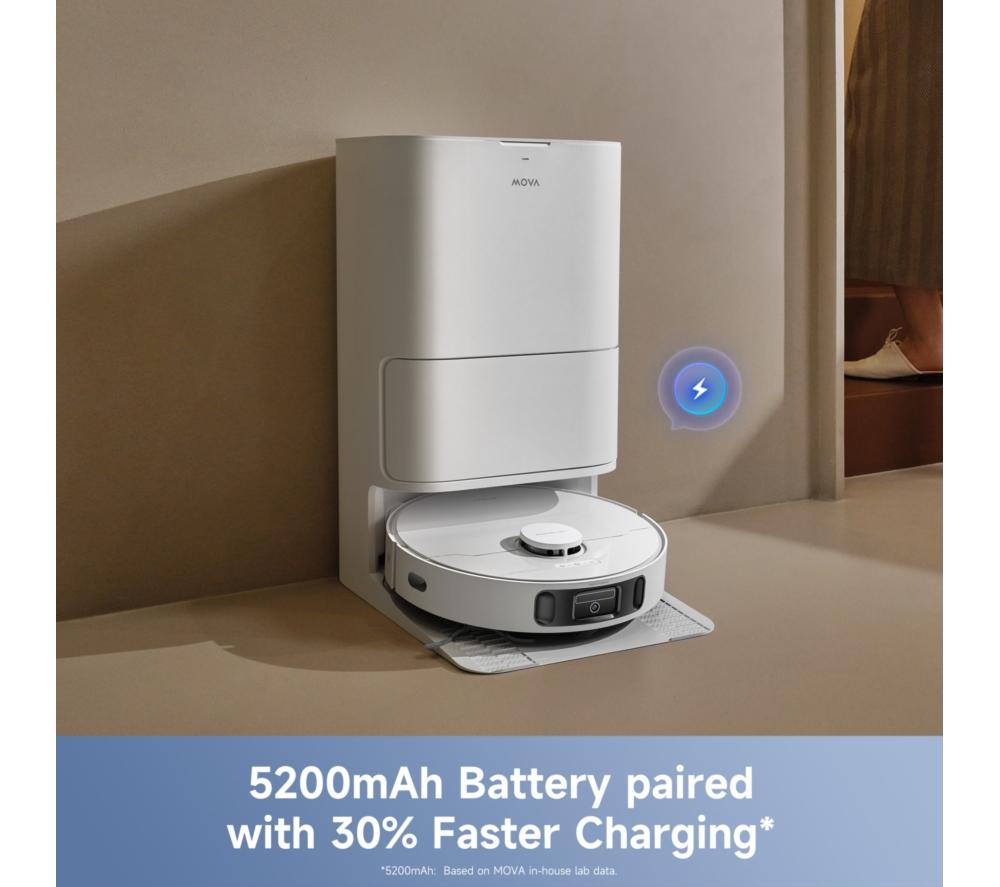 MOVA E40 Ultra Robot Vacuum Cleaner - White image number 5 of 11