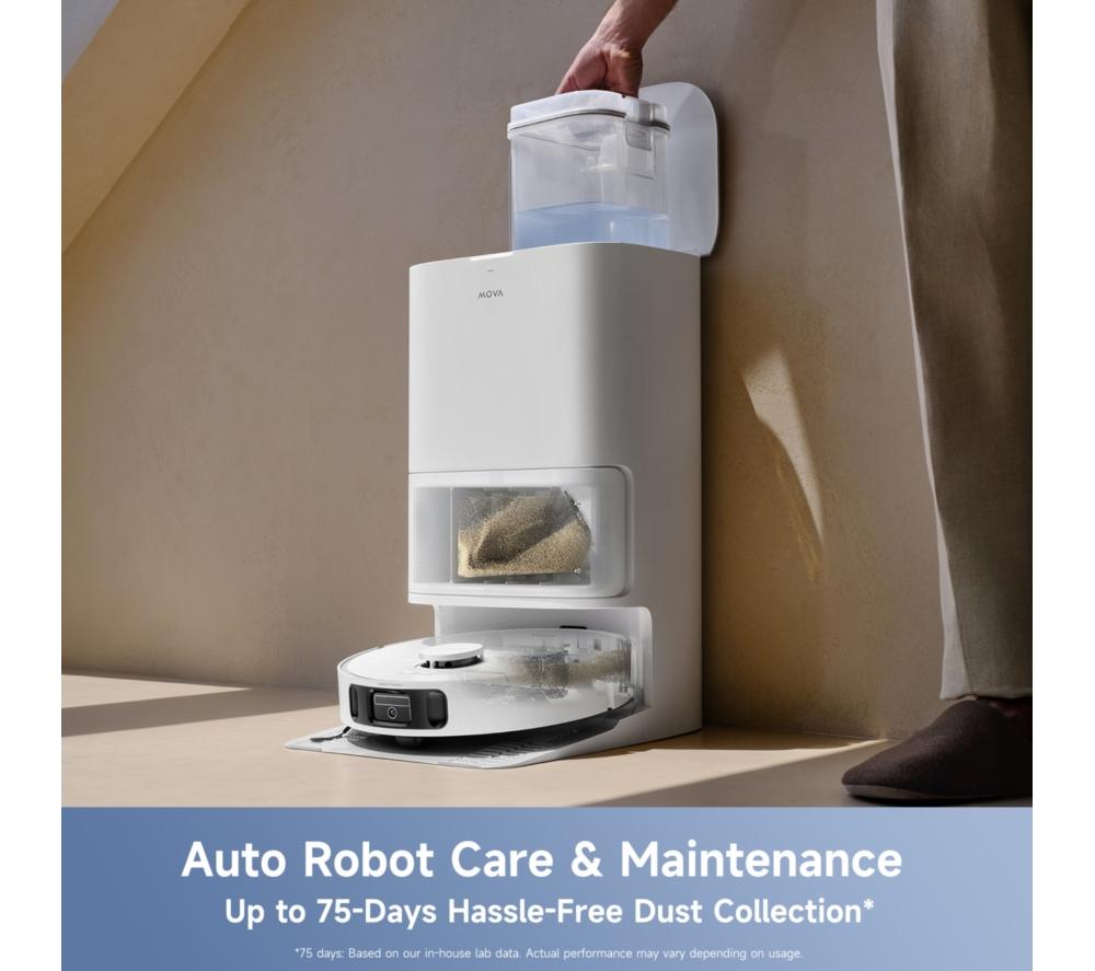 MOVA E40 Ultra Robot Vacuum Cleaner - White image number 10 of 11