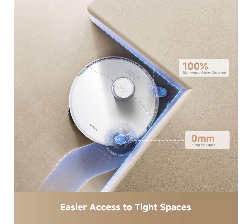 MOVA P50 Pro Ultra Robot Vacuum Cleaner - White image number 2 of 9