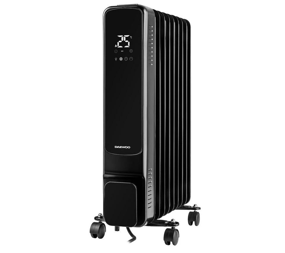 DAEWOO HEA1977GE Portable Oil-Filled Radiator - Black