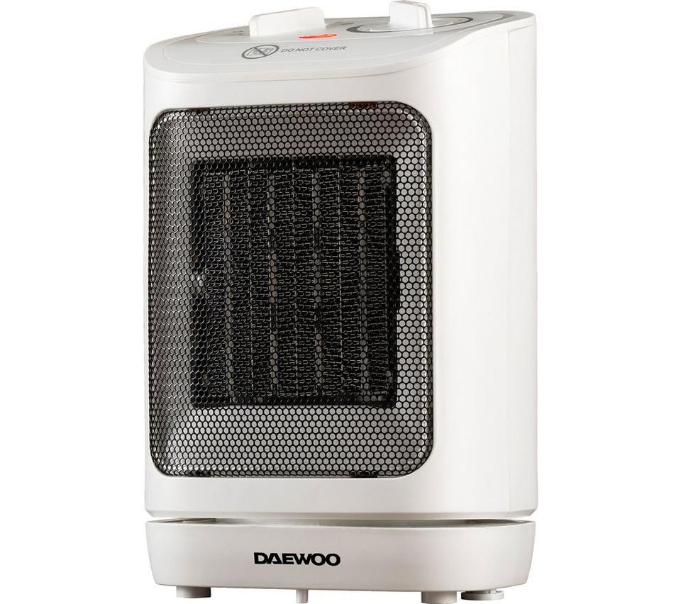 DAEWOO HEA1975GE Ceramic Fan Heater - White