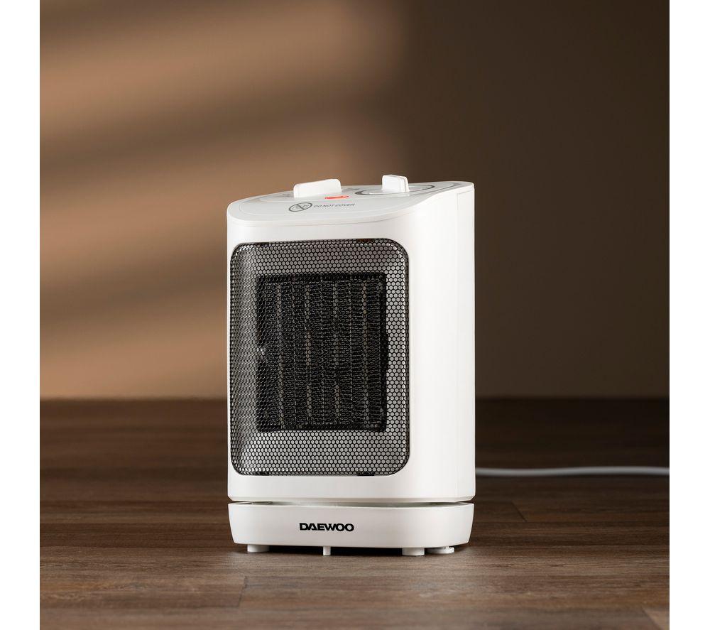 DAEWOO HEA1975GE Ceramic Fan Heater - White image number 2 of 4