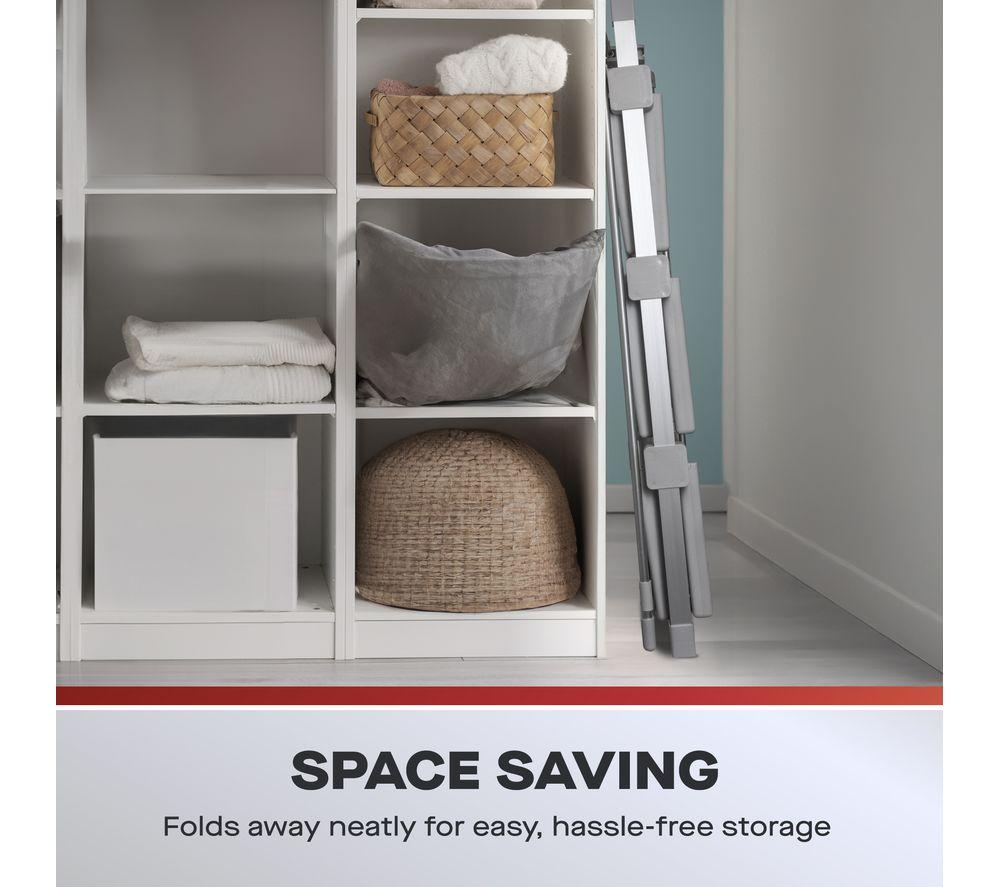DAEWOO 3-Tier Heated Clothes Airer - Silver image number 5 of 5