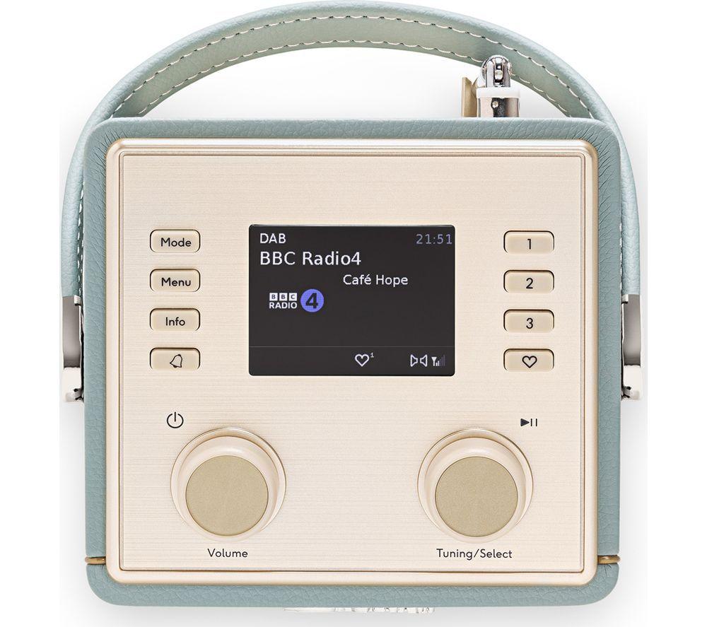 ROBERTS Revival Mini2 Portable DAB+/FM Bluetooth Radio - Duck Egg image number 2 of 6