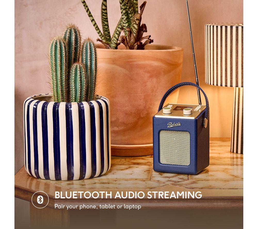 ROBERTS Revival Mini2 Portable DAB+/FM Bluetooth Radio - Midnight Blue image number 3 of 6