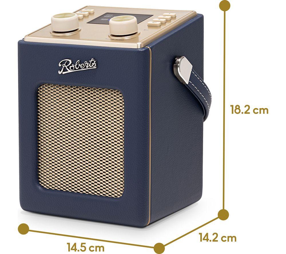 ROBERTS Revival Mini2 Portable DAB+/FM Bluetooth Radio - Midnight Blue image number 5 of 6