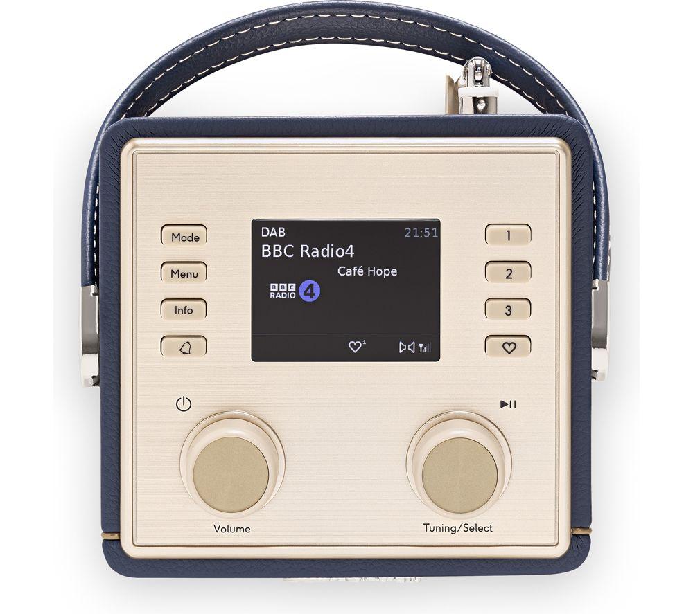 ROBERTS Revival Mini2 Portable DAB+/FM Bluetooth Radio - Midnight Blue image number 6 of 6