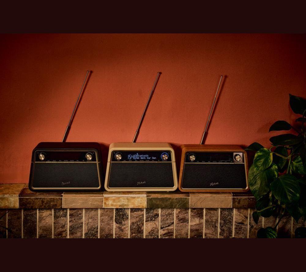 ROBERTS Reva DAB+/FM Retro Bluetooth Radio - Cherry image number 2 of 5