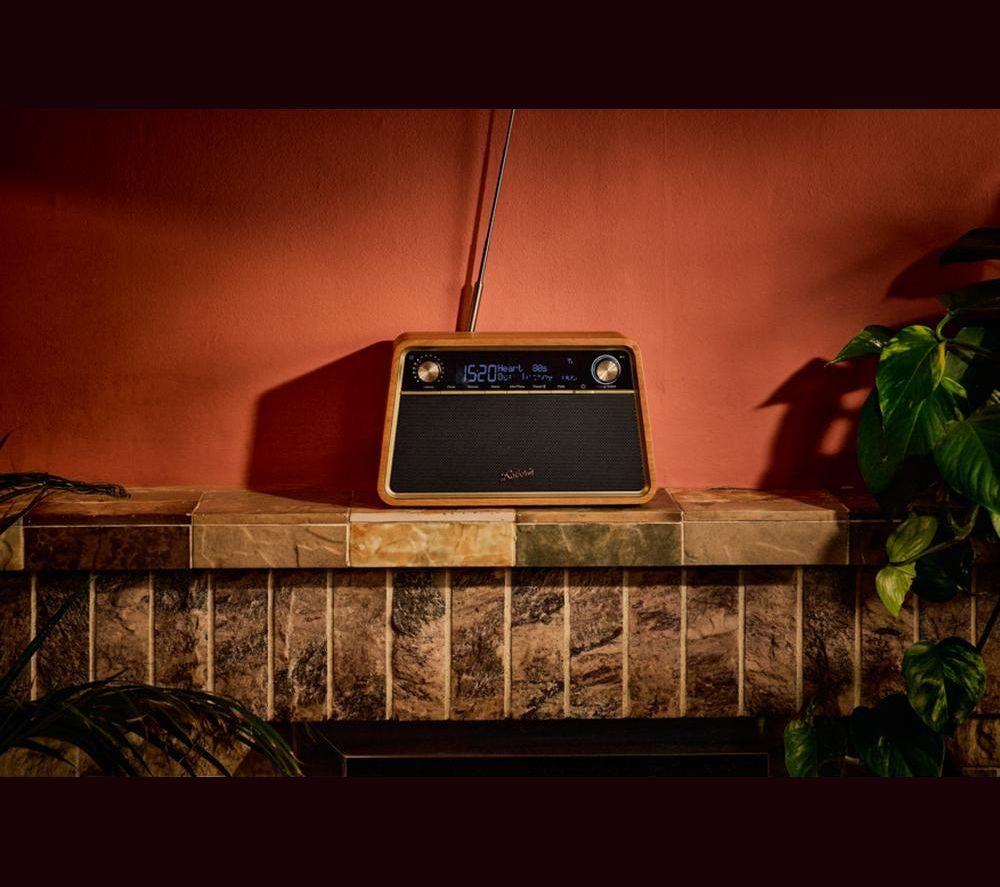 ROBERTS Reva DAB+/FM Retro Bluetooth Radio - Cherry image number 3 of 5