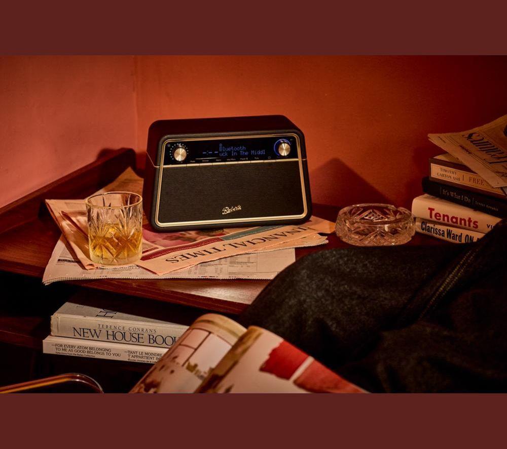 ROBERTS Reva DAB+/FM Retro Bluetooth Radio - Black image number 2 of 5