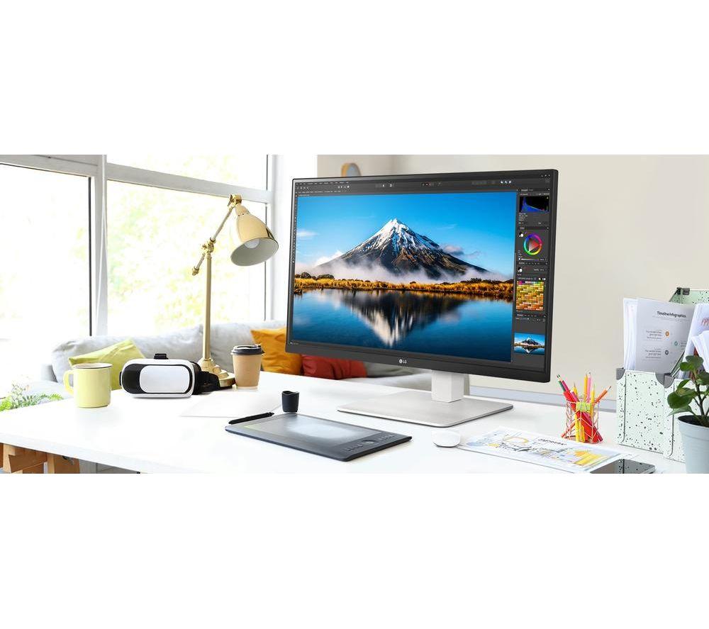 LG UltraFine 27US550-W 4K Ultra HD 27" LED Monitor - White image number 18 of 18