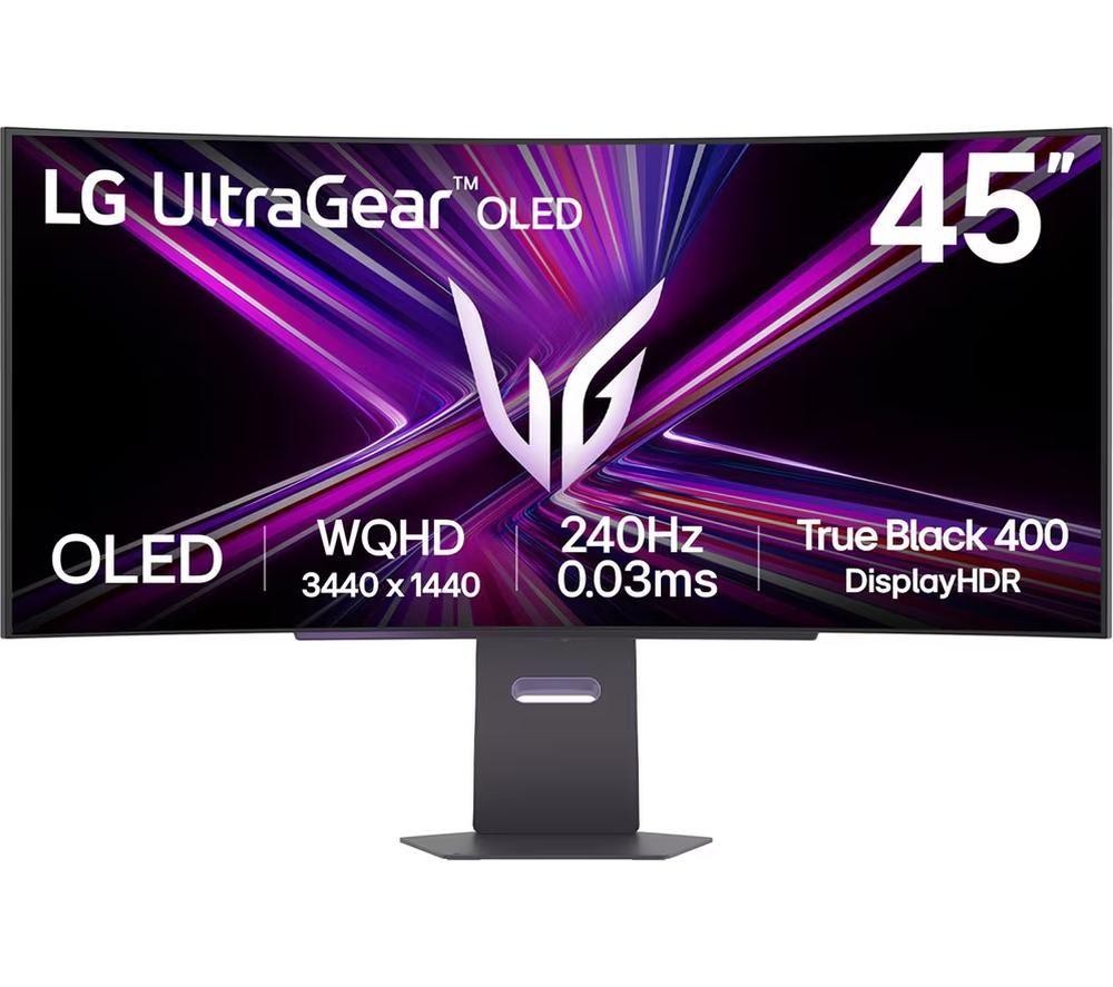 Lg Ultragear 45Gx900a-B Wide Quad Hd 45" Curved Oled Smart Gaming Monitor - Black, Black
