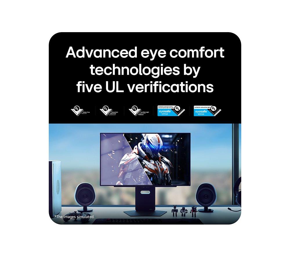 LG UltraGear GX7 27GX700A-B.AEK Quad HD 27" OLED Gaming Monitor - Black image number 9 of 26
