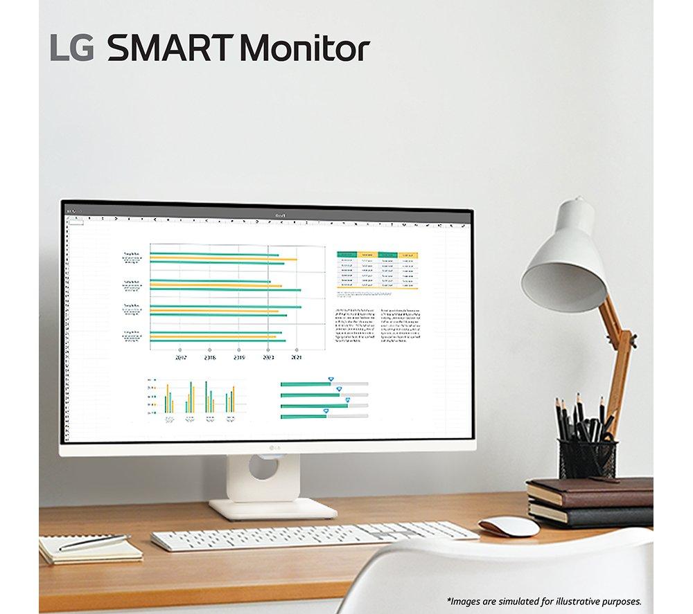 LG MyView Smart 27U511SA-W.AEK Full HD 27" IPS LCD Monitor - White image number 9 of 15