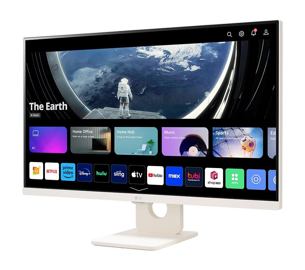 LG MyView Smart 27U511SA-W.AEK Full HD 27" IPS LCD Monitor - White image number 12 of 15