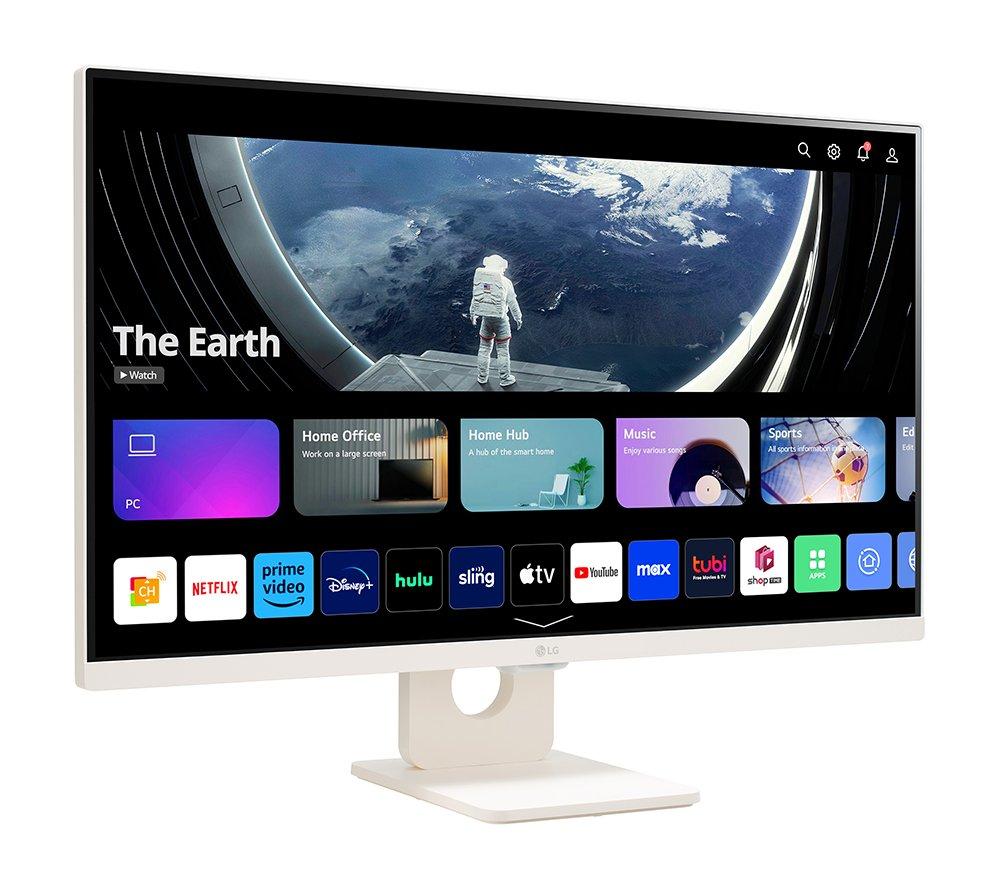 LG MyView Smart 27U511SA-W.AEK Full HD 27" IPS LCD Monitor - White image number 13 of 15