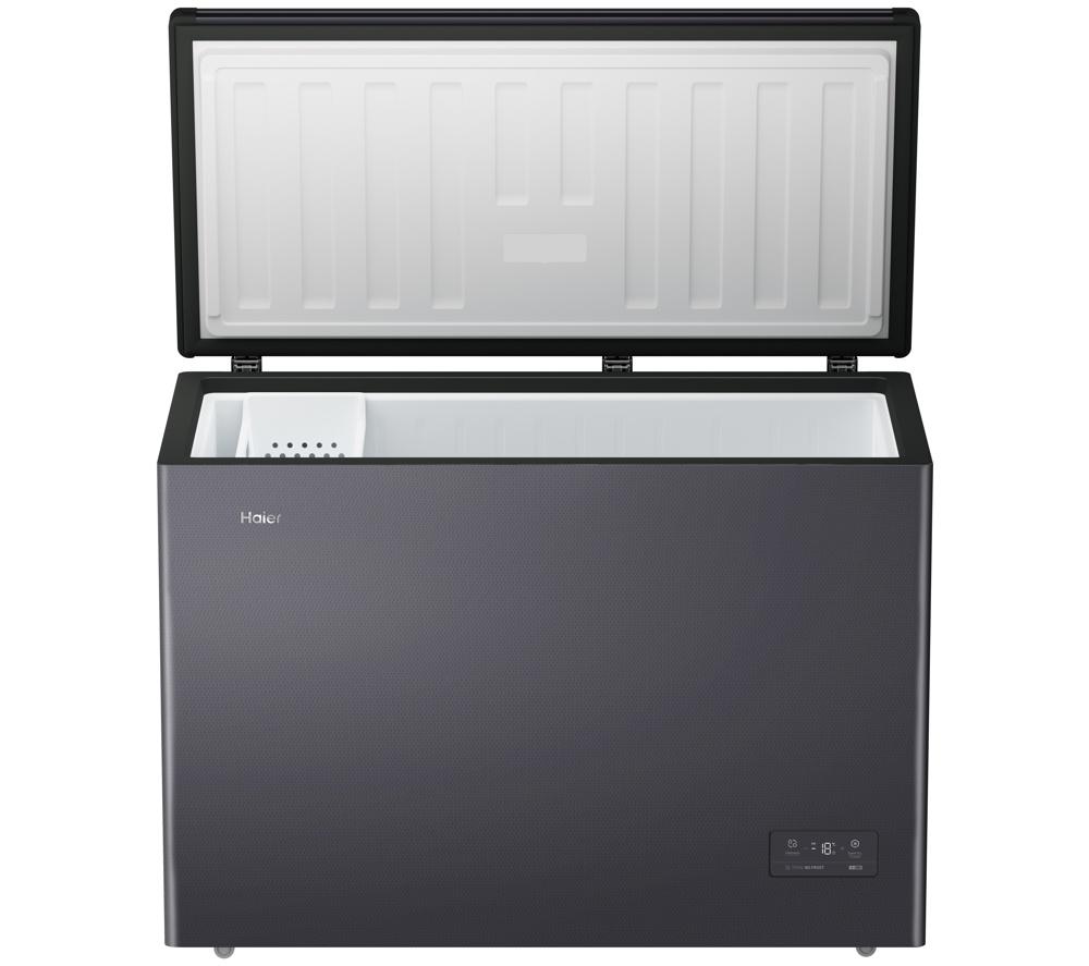 HAIER HCE300NFEK Chest Freezer - Dark Inox