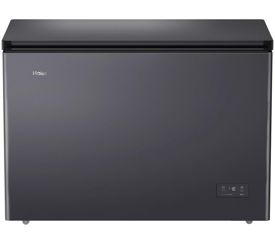 HAIER HCE300NFEK Total No Frost Chest Freezer - Dark Inox