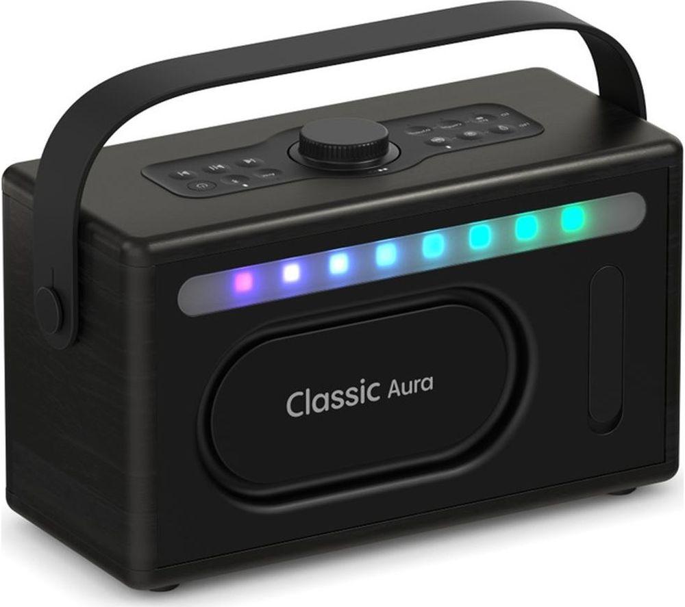 PURE Classic Aura Portable Bluetooth Speaker - Black image number 4 of 8