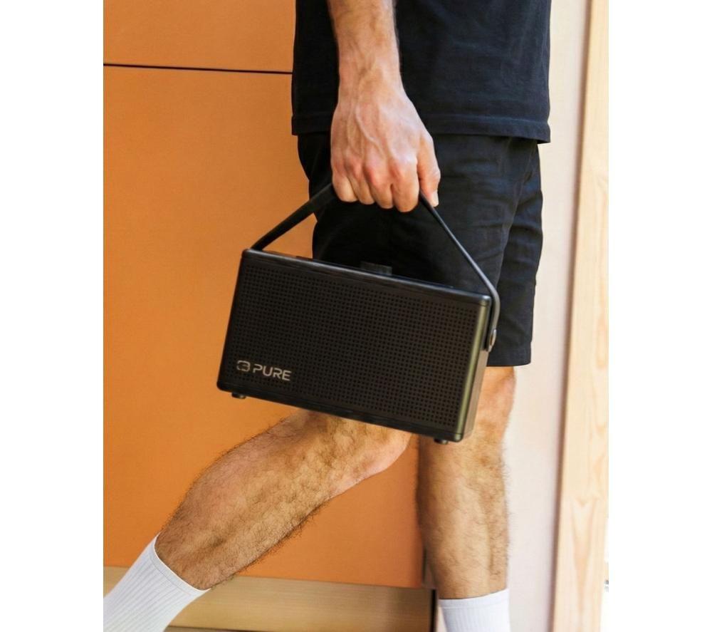 PURE Classic Aura Portable Bluetooth Speaker - Black image number 6 of 8