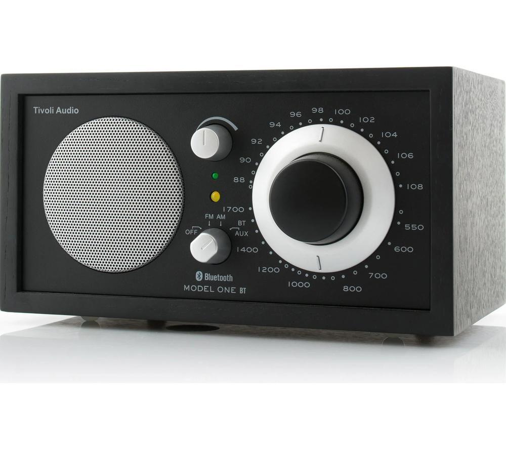 TIVOLI Model One M1BT-0181-ROW FM/AM Bluetooth Radio - Black Ash & Black Silver image number 3 of 3