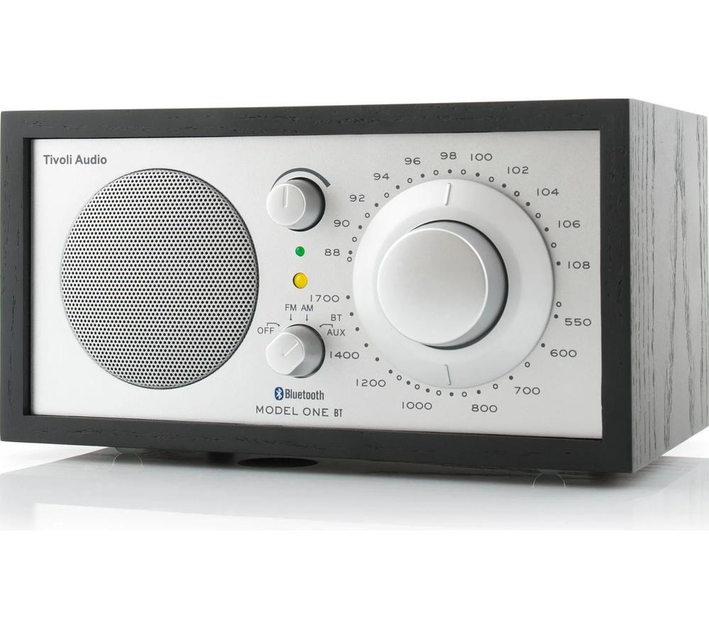TIVOLI Model One M1BT-0183-ROW FM/AM Bluetooth Radio - Black Ash & Silver image number 3 of 3
