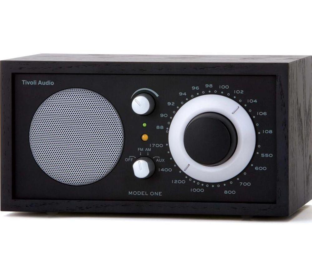 TIVOLI Model One M1-0176-ROW FM/AM Retro Radio - Black Ash image number 2 of 2