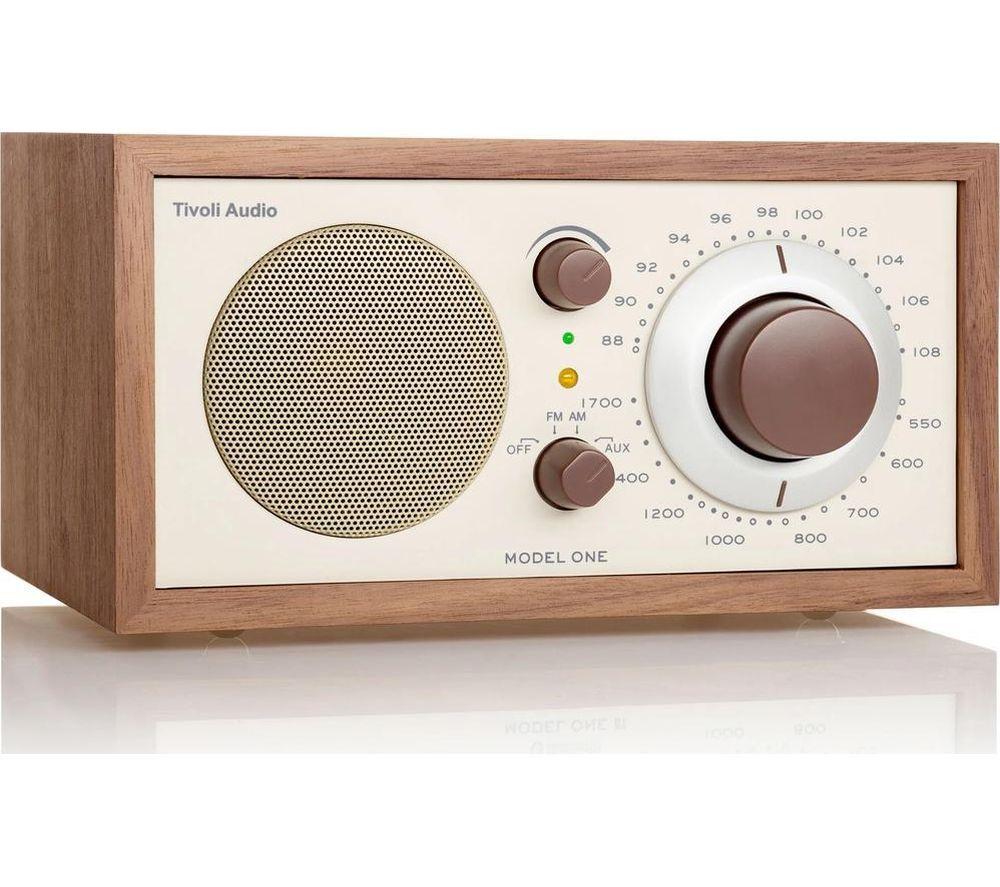 TIVOLI Model One M1-0177-ROW FM/AM Retro Radio - Beige image number 3 of 3