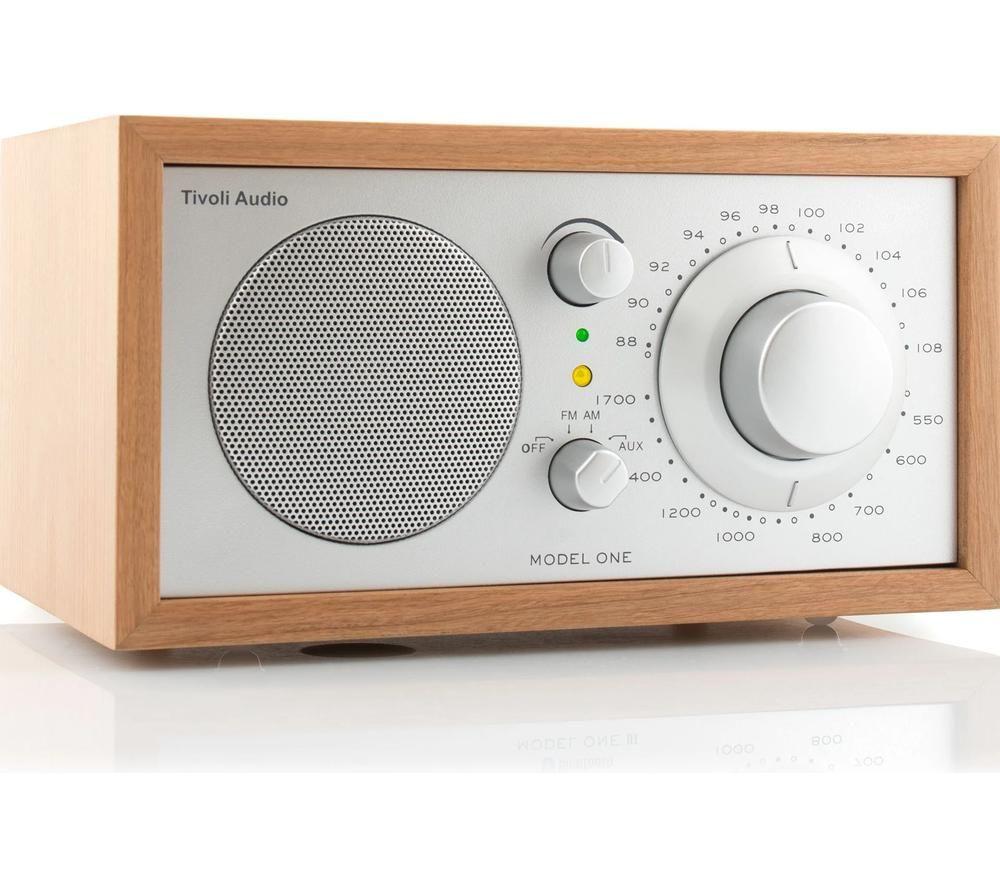 TIVOLI Model One M1-0179-ROW FM/AM Retro Radio - Cherry & Silver image number 3 of 4