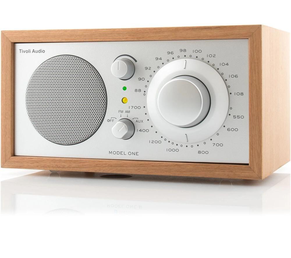 TIVOLI Model One M1-0179-ROW FM/AM Retro Radio - Cherry & Silver image number 4 of 4