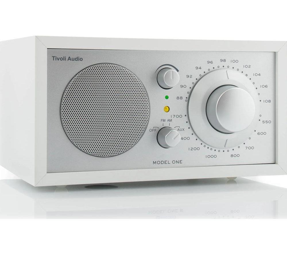 TIVOLI Model One M1-0180-ROW FM/AM Retro Radio - White image number 3 of 3