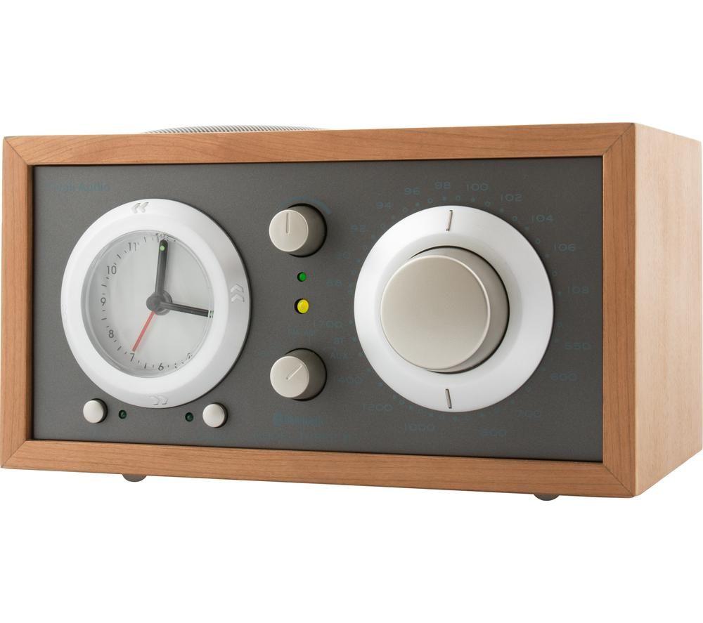 TIVOLI Model Three BT FM/AM Clock Radio - Cherry & Metallic Taupe image number 2 of 8
