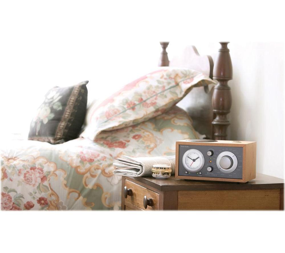TIVOLI Model Three BT FM/AM Clock Radio - Cherry & Metallic Taupe image number 7 of 8