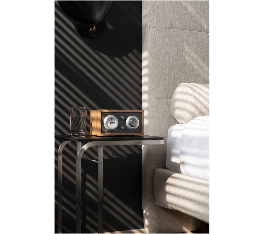 TIVOLI Model Three BT FM/AM Clock Radio - Cherry & Metallic Taupe image number 8 of 8